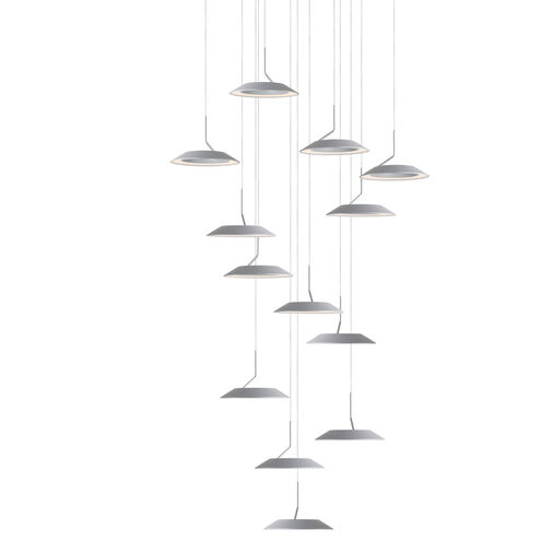 Royyo LED 22 inch Silver Pendant Ceiling Light